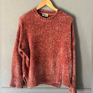 Show Me Your Mumu | Jesse sweater | pink | chenille | long sleeve | crewneck| xs
